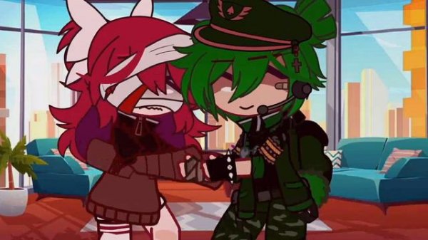 I cant decide 🔪💕 - Glmv/Gcmv - GC + HTF [Ft. Flippy💚 × Flaky❤️ ]- AU -
