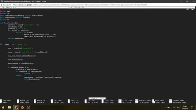 Chatbot con Python y PHP смотреть онлайн
