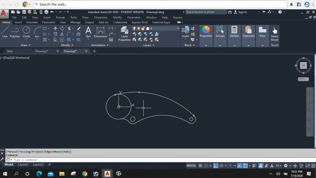 #AutoCAD #2D Practice Video 24 смотреть онлайн