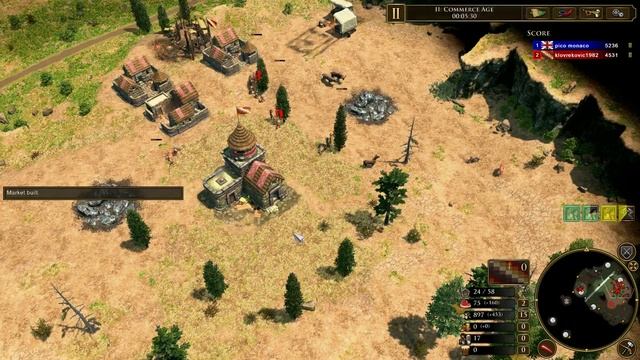 Made it Ma! Top of the world! | Age of Empires 3 | Ranked game смотреть онлайн