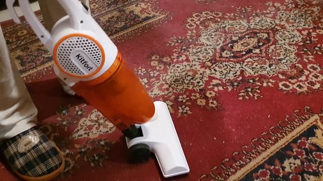 Классный пылесос Kitfort KT-523-1 для квартиры с коврами смотреть онлайн