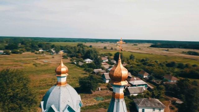 Село Киреевка Спаське Сосницкий район аэросъемка 4k с дрона DJI Mavik Pro смотреть онлайн