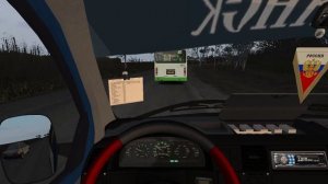 С утра резиной по 148 маршруту на газели, Чистогорск, Omsi 2