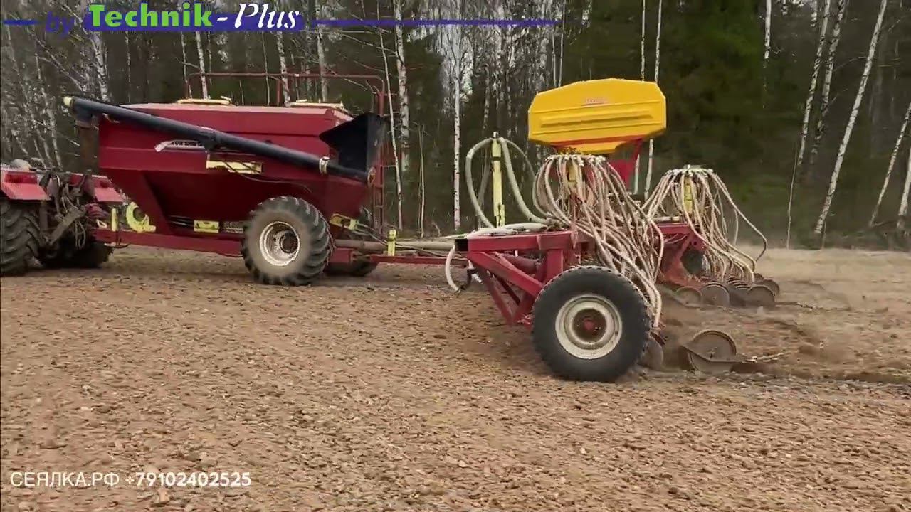 Универсальная сеялка Technik Plus с посевным комплексом Agrator смотреть онлайн