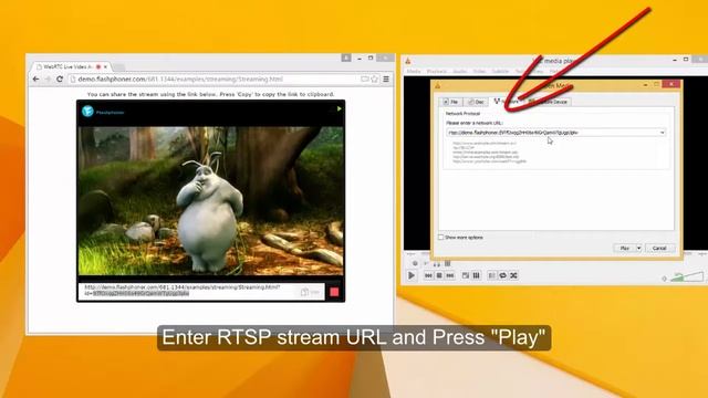 WebRTC - RTSP Streaming