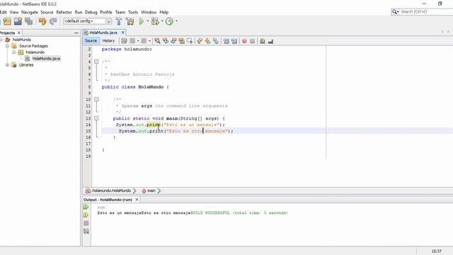 15. Curso básico de Java - Print y Println [Estructura y variables] смотреть онлайн
