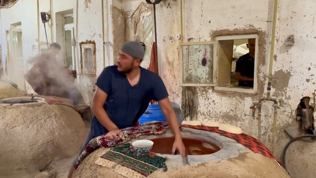 Как пекут самаркандские лепёшки смотреть онлайн