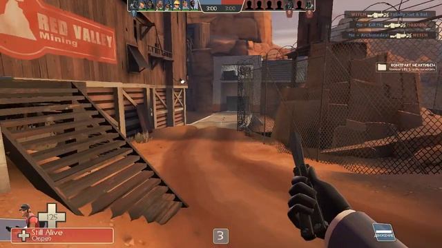 Играем в Team Fortress 2 прохождение - #2 играю за шпиона в режиме [Царь горы] смотреть онлайн