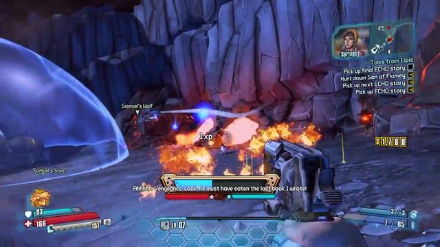 Borderlands The Pre Sequel Son Of Flamey Fight смотреть онлайн