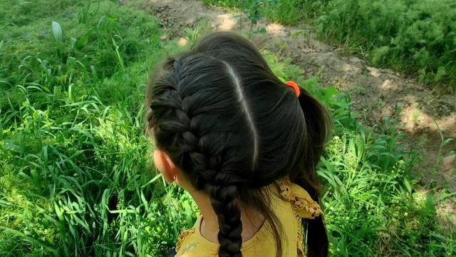 Шаш өру. Две косы. Лёгкие плетение. смотреть онлайн