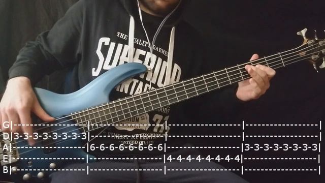t.A.T.u. - All The Things She Said Bass Cover (Tabs) смотреть онлайн