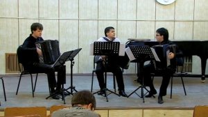 И.С. Бах. Ария Петра  (Трио баянистов)