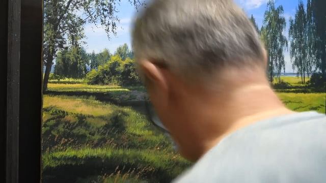 "Russia" (Summer landscape) Acrylic. Artist - Viktor Yushkevich. #14 photos in 2020. смотреть онлайн