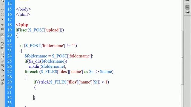 How to upload folder using PHP code смотреть онлайн