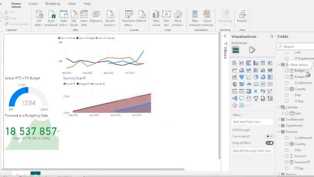Строим отчет в Power BI смотреть онлайн