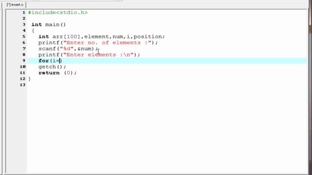 Data Structures - Array Insertion with C coding смотреть онлайн