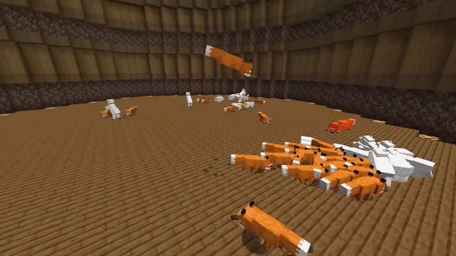 Fox vs Baby Polar Bear - Minecraft Mob Battle смотреть онлайн