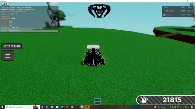 250 KILLSTREAK IN SLAP BATTLES [Roblox Slap Battles] смотреть онлайн
