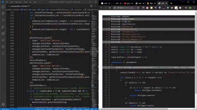 web code editor by contenteditable and mutation observer смотреть онлайн