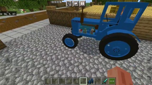 Т-40 АМ В МАЙНКРАФТ ПЕ! ОБЗОР НА ТРАКТОР | MINECRAFT PE смотреть онлайн