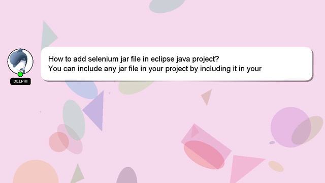 How to add selenium jar file in eclipse java project? смотреть онлайн
