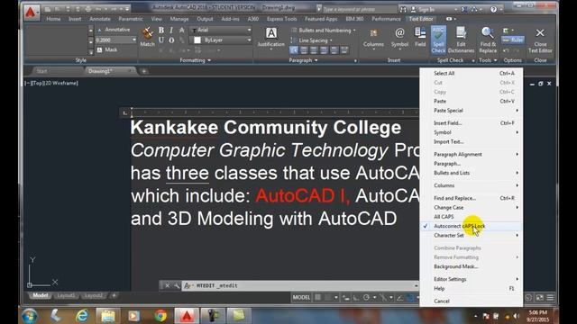 AutoCAD I 09-21 Character Formatting смотреть онлайн