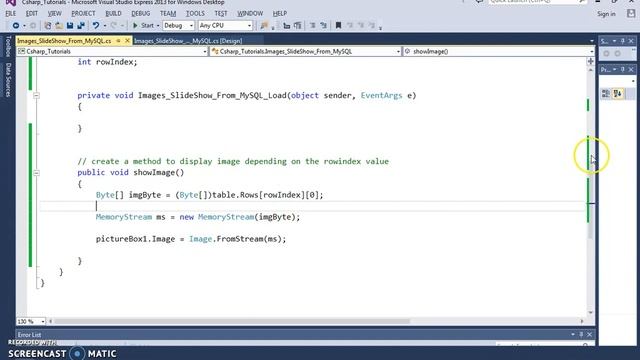 C# - How To Create Images SlideShow From MySQL Database In C# [with source code] смотреть онлайн