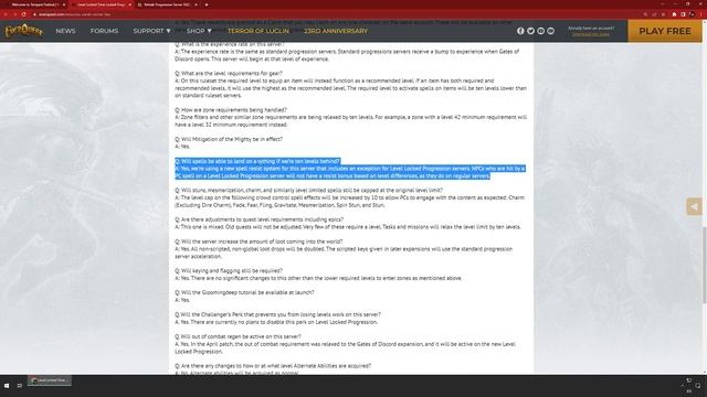 Everquest - News - May 2022 - TLP FAQ смотреть онлайн