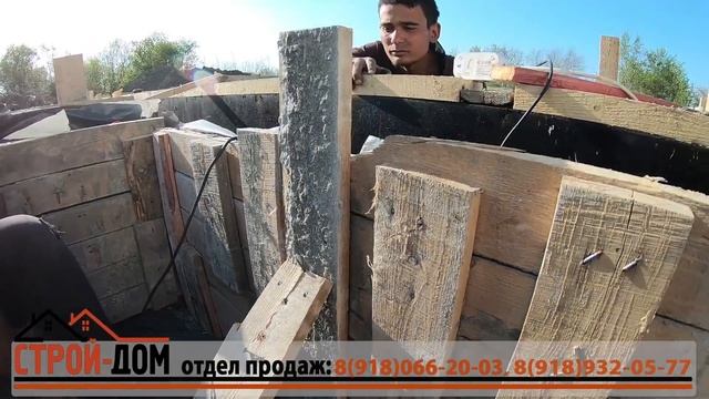 НАЧАЛО СТРОИТЕЛЬСТВА ПРОЕКТ 75. Заливаем фундамент и цоколь. смотреть онлайн