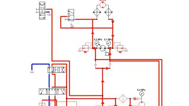 Симуляция работы гидропривода смотреть онлайн