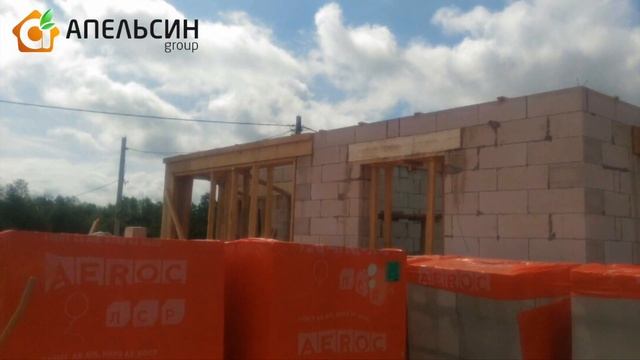 Построить дом из газобетона. Строительство в пос. Тайцы смотреть онлайн