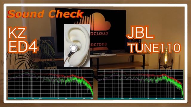 KZ ED4 vs JBL TUNE110 [IEMs Chinese In-Ear headphones Sound Comparison 中華イヤホン音比較] смотреть онлайн