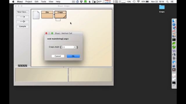 A Craps program, in Java смотреть онлайн