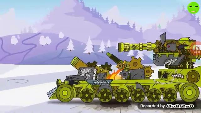 Реакция на видео мультики про танки . Под названием "Удар старых монстров " . смотреть онлайн