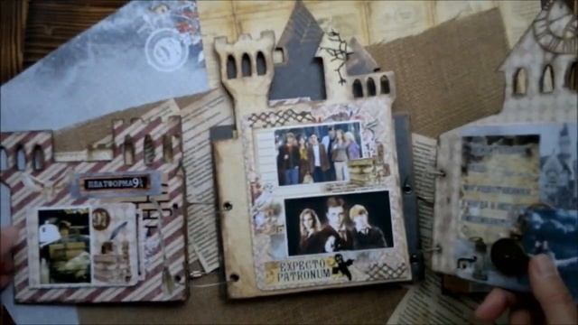#ScrapMania_tm Альбом замок про Гарри Поттера смотреть онлайн