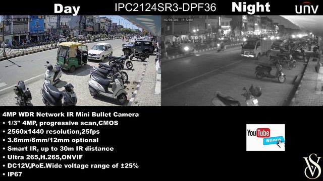 UNV IPC2124SR3-DPF36 смотреть онлайн