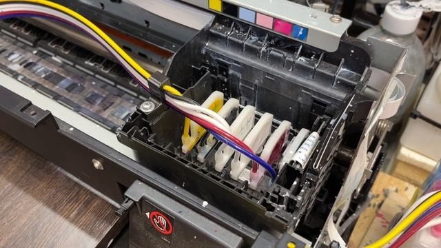 Обслуживание ДТФ принтера перед печатью. смотреть онлайн