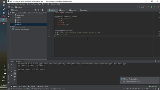 python to mysql смотреть онлайн