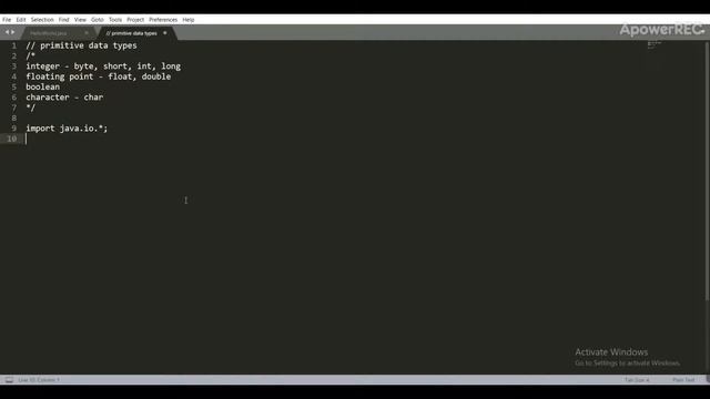 Cse:JAVA-Operator primitive Data Types смотреть онлайн