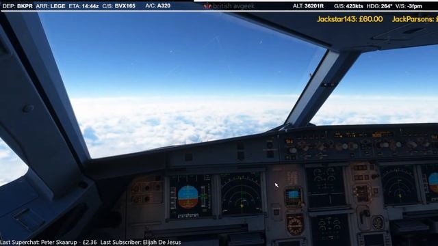 MSFS | Prishtina to Girona-Costa Brava (BKPR - LEGE) in the Fenix A320 | New Scenery First Look! смотреть онлайн