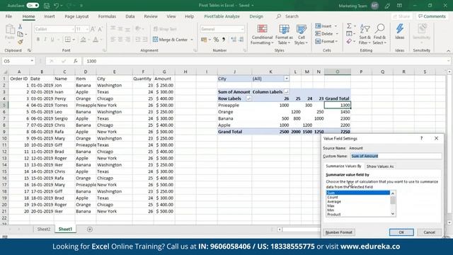 Excel Pivot Tables Tutorial | MS Excel Pivot Tables and Pivot Charts | Excel | Edureka Rewind смотреть онлайн