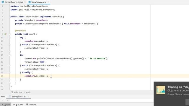 Java Semaphore Super Simple Example смотреть онлайн