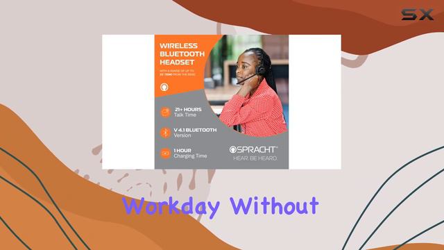 Spracht HS-2051 Dual Ear Wireless Bluetooth Headset Review смотреть онлайн
