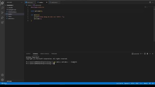 Link two Source files in C programming with Command Line смотреть онлайн