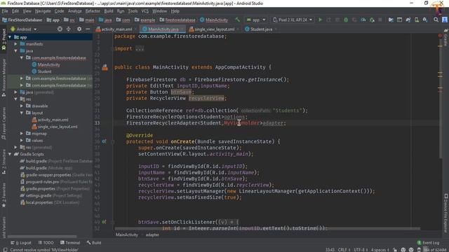 Firestore Database - 9 - How Read | Retrieve Multiple Documents Using FirestoreUi Recyclerview смотреть онлайн