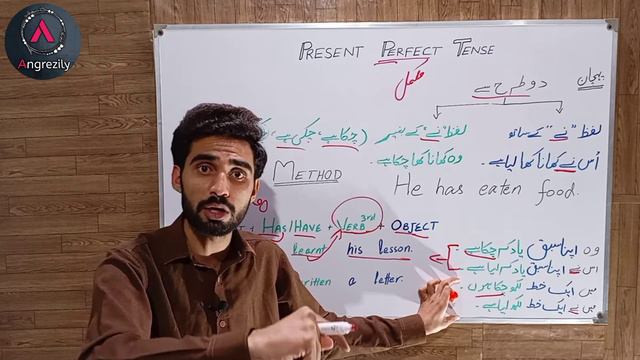 Present Perfect Tense || Has/Have + 3rd Form ll Angrezily Official смотреть онлайн