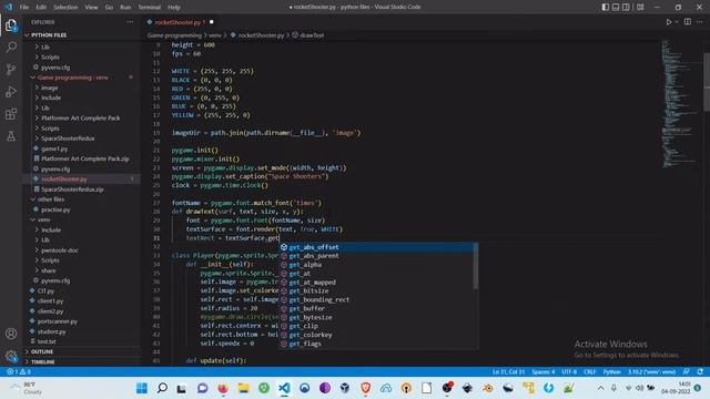 Making a Space Shooter Game in Python (in Bangla) 8 - Score and Drawing Texts смотреть онлайн
