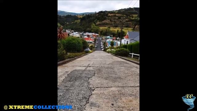The steepest street in the world | Baldwin Street in Dunedin, New Zealand смотреть онлайн
