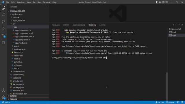 The Schematic workflow failed See above Error in Angular How to Resolve This Error смотреть онлайн