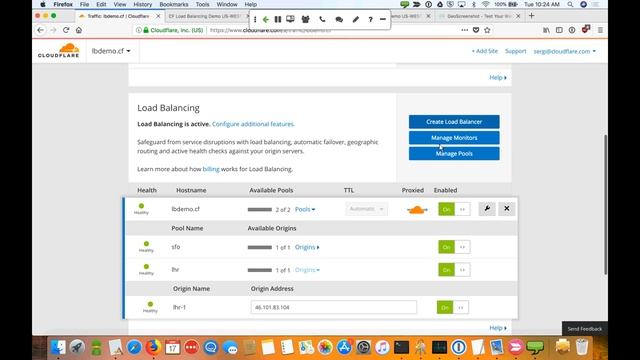 Cloudflare Load Balancing for Monitoring Origin Server Health and Automatic Failover смотреть онлайн